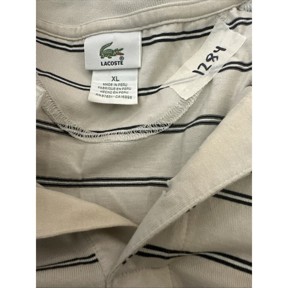 Lacoste Men's Polo Shirt Size xL/pre Owned 1284 - Picture 4 of 4